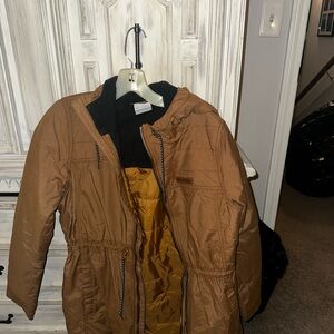 Brown Columbia jacket with hood